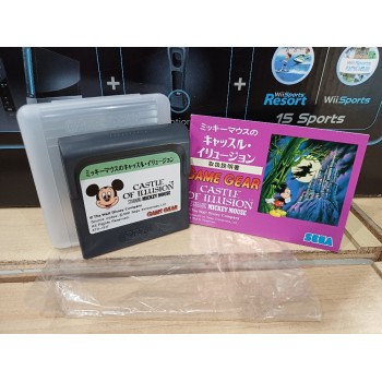 MICKEY CASTLE OF ILLUSION gg  japan cartouche avec notice