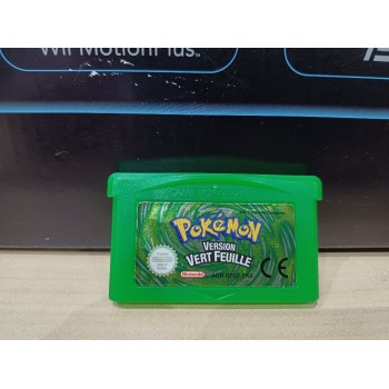 POKEMON VERSION VERT FEUILLE 5 (cart. seule, pile neuve)