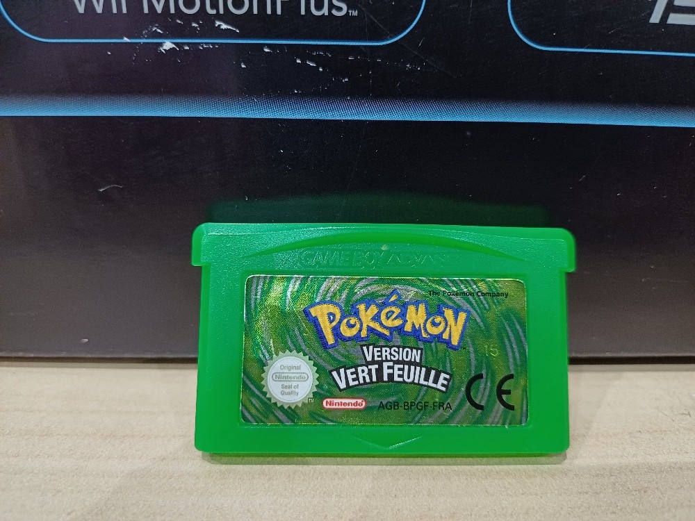 POKEMON VERSION VERT FEUILLE (cart. seule) - Retrogameshop