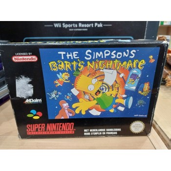 THE SIMPSONS BART'S NIGHTMARE Pal (sans notice)