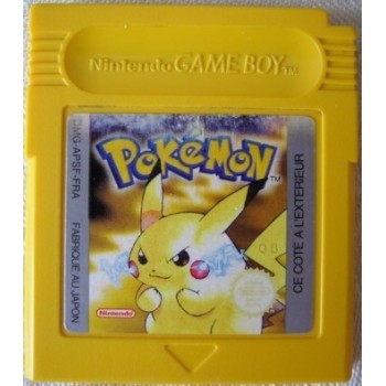 Pokemon jaune Anglais Pile ok (cart. seule)
