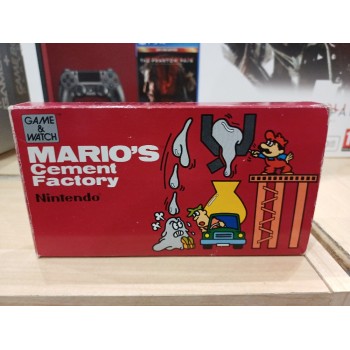 MARIO'S CEMENT FACTORY Game & Watch