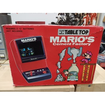 MARIO Cement Factory Game Watch Table top