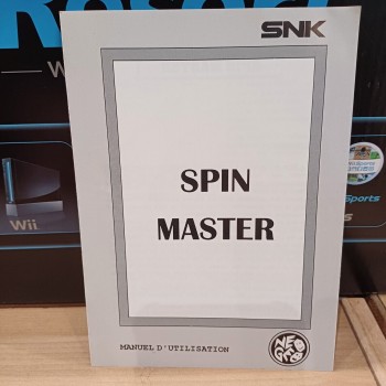 SPINMASTER Notice Fran&ccedil;aise originale Guillemot French Manual Neo Geo Pal Snk