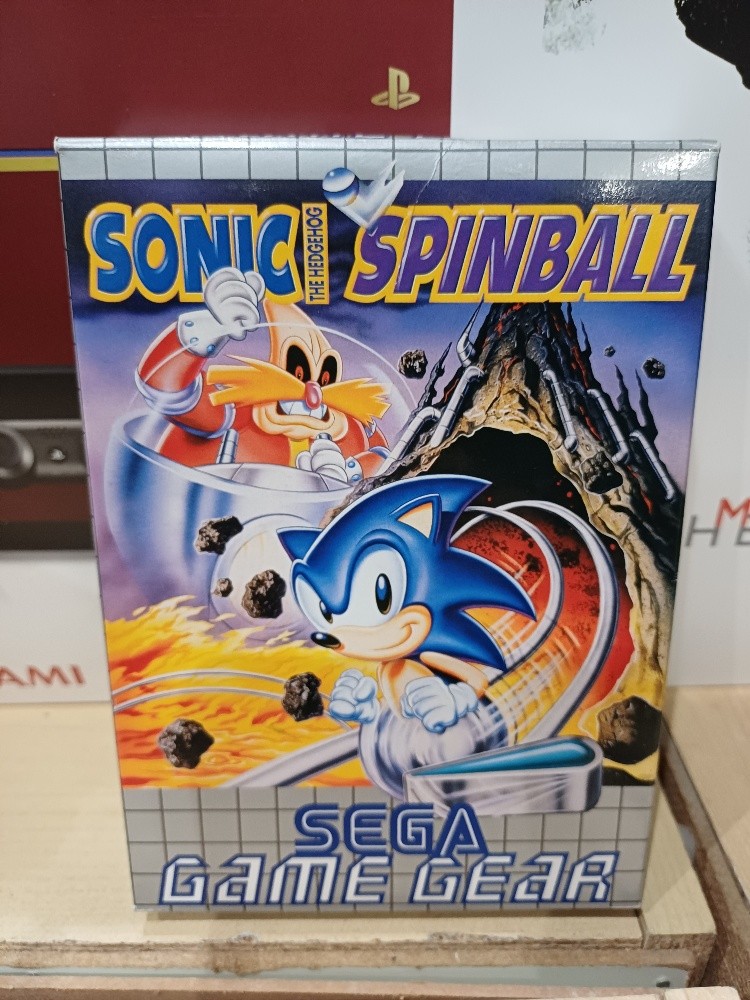 Jeu Sonic Spinball - Mega Drive - Version PAL - Complet, Boîte, Notice - Très Bon état