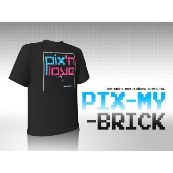 T-SHIRT PIX MY BRICK XL