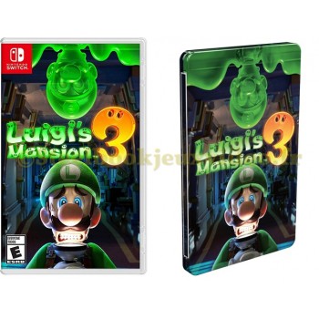LUIGI'S MANSION 3 Steel Book Edition