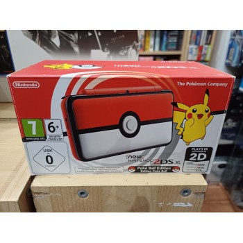 CONSOLE NINTENDO NEW 2DS XL Pokeball Pokemon Edition compl&egrave;te