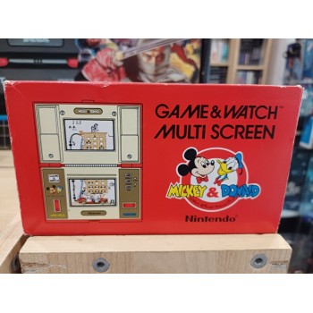 MICKEY & DONALD Game & Watch (tr&egrave;s bon &eacute;tat, double notice, pubs)