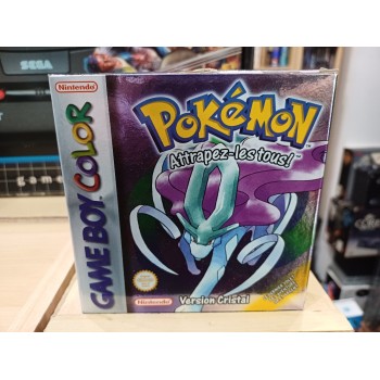 POKEMON CRISTAL Complet (tr&egrave;s bon &eacute;tat)