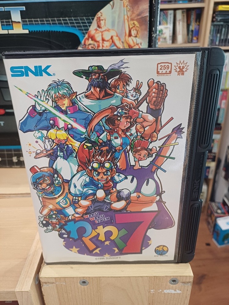 Waku Waku 7 Sur Neo Geo AES – Convert Japan – Jeu SNK (Très Bon État)