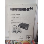 NOTICE DE NINTENDO 64 fah Manuel