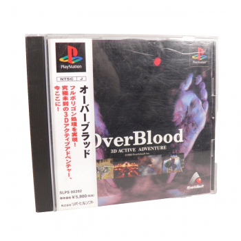 OVERBLOOD Japan avec spincard