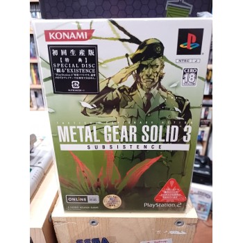 METAL GEAR SOLID 3 Subsistence Limited Edition Japan (Neuf)