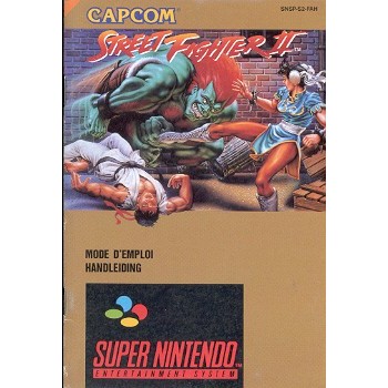 NOTICE DE STREET FIGHTER II super nintendo