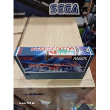MUSIC EDITOR MUE Msx (cart. seule)