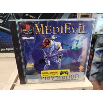 MEDIEVIL fr Platinum Edition avec carte (tr&egrave;s bon &eacute;tat)