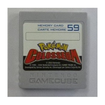 CARTE MEMOIRE Game Cube Officielle Pokemon Colosseum