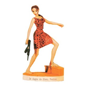 FIGURINE LARA CROFT la dague de xian, venise
