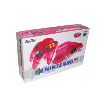 NINTENDO 64 CLEAR RED JAP